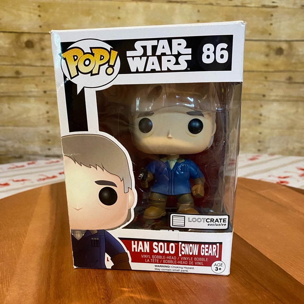 Funko Star Wars Han Solo Blue and Brown Figure NEW in Box